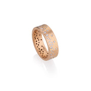 Todd Reed ring in 18k rose gold, white brilliant cut diamonds (~.565ct)